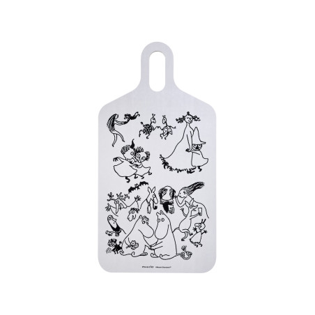 Chop&Serve board 23 x 44 cm Moomin 80