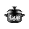 Moomin Enamel Pot with Lid Moomins in the Kitchen 1.5 L - new version