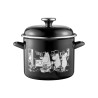 Moomin in The Kitchen Enamel Pot with Lid 3.5 L - new version