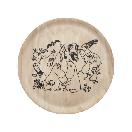 Moomin  80 Birch Round Tray 35 cm  Muurla