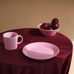 Teema Plate 21 cm Pink Ruusu Rose
