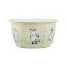 Moomin Enamel Bowl Meadow 0.3 L Muurla