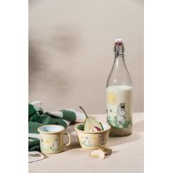 Moomin Enamel Bowl Meadow 0.3 L Muurla