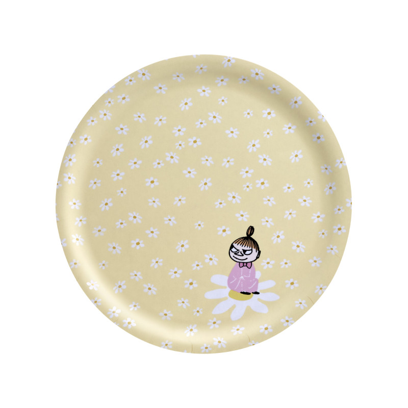 Moomin Flowers Birch Round Tray 25 cm  Muurla