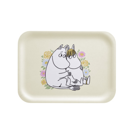 Moomin Tray Flowers 27 x 20 cm