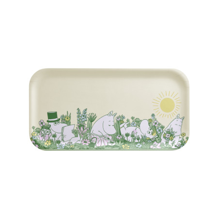 Moomin Tray  In the Garden 43 x 22 cm