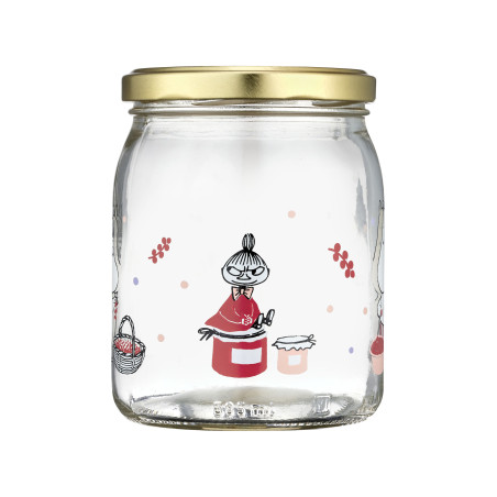 Moomin Berries Glass Jar with Lid 0.5 L Muurla