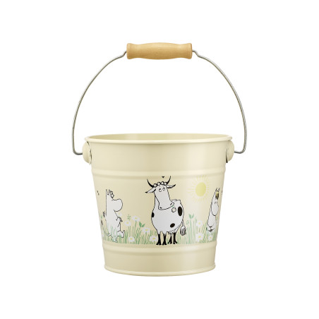 Moomin Bucket Meadow Yellow 2L Muurla