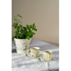 Moomin Bucket Meadow Yellow 2L Muurla