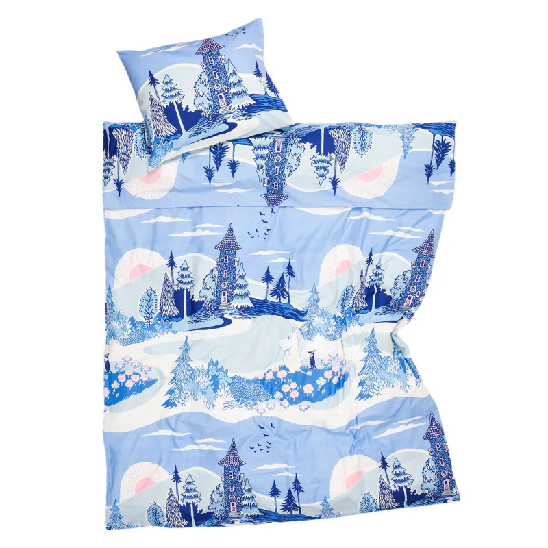 Moomin Duvet Cover Pillowcase Set 150 x 210 cm Home At Last