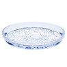 Moomin Arabia Glass Plate 15.5 cm Water Blue