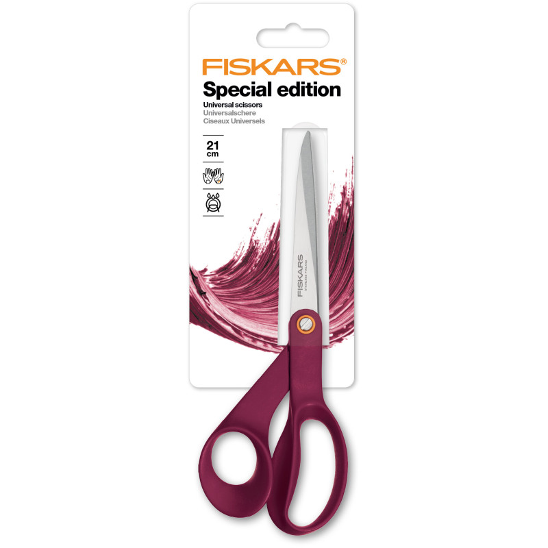 Fiskars Universal Scissors Special Edition Plum 21 cm