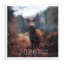 Konsta Punka 2026 Mini Wall Calendar Putinki 20 x 20 cm