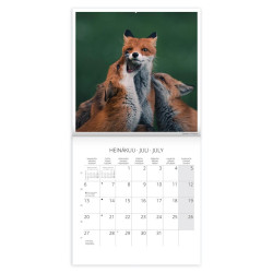 Konsta Punka 2026 Mini Wall Calendar Putinki 20 x 20 cm