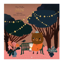 Mira Mallius 2026 Wall Calendar Putinki 30 x 30 cm