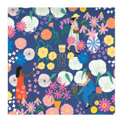 Polka Paper 2026 Wall Calendar Putinki 30 x 30 cm