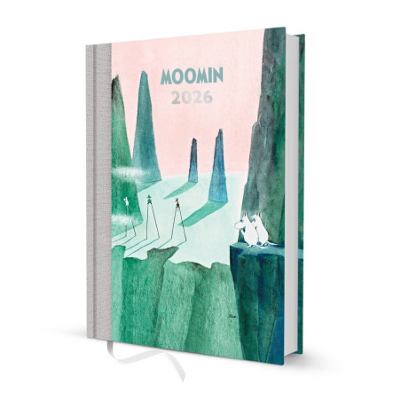 Moomin Hardcover Calendar English Weekly Planner 2026 Comet