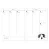 Moomin Hardcover Calendar English Weekly Planner 2026 Comet