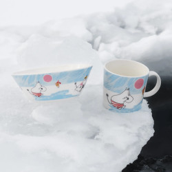 Moomin Seasonal Mug Ice Swimming Winter 2025 0.3 L Arabia