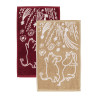 Moomin Hand Towel Festive Moments 30 x 50 cm Set of Two GOTS 2025