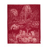 Moomin Throw Blanket Festive Moments Red 130 x 170 cm Arabia