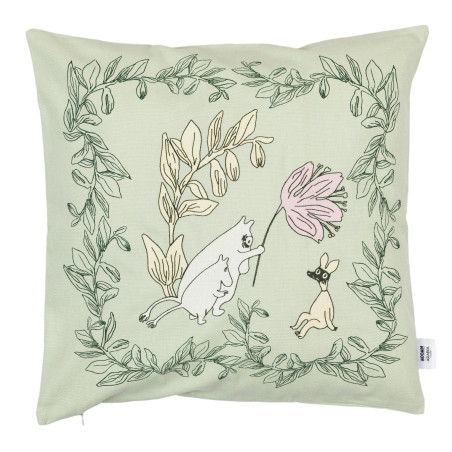 Moomin Decorative Pillowcase Green Arabia 50 x 50 cm