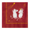 Moomin Paper Napkin 33 cm Festive Moments Red Arabia 2025