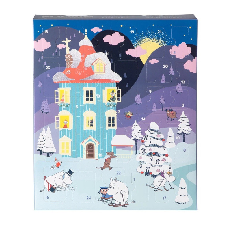Moomin Christmas Advent Calendar with Toys 2025 Martinex