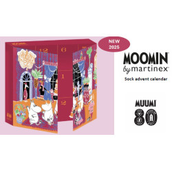 Moomin Christmas Advent Calendar with Socks size  37-41 Martinex