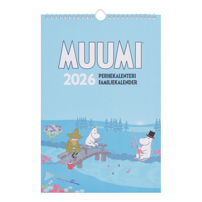 Moomin 2026 Family Calendar Anglonordic 23 x 34 cm