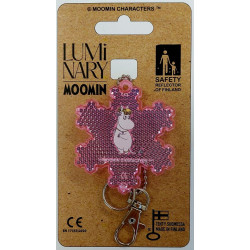 Moomin Reflector Snorkmaiden Pink Snowflake