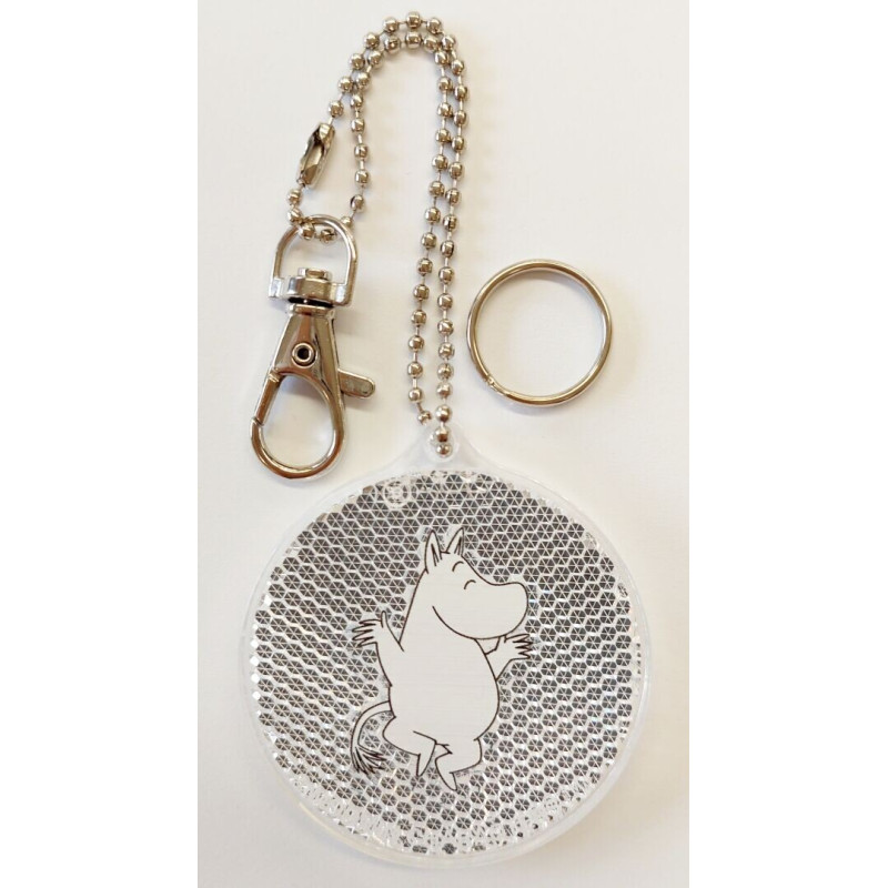 Moomin Reflector Moomintroll Round Clear