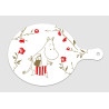 Moomin Cutting Board with Handle Moomin Tea Time 42 x 28 cm