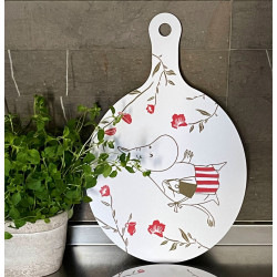 Moomin Cutting Board with Handle Moomin Tea Time 42 x 28 cm