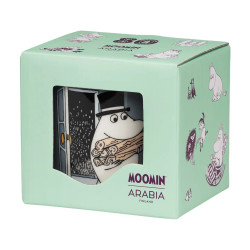 Moomin Mug 0.3 L Moominpappa Grey 80 in Gift Box 