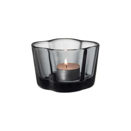 IIttala Alvar Aalto Tealight Candle Holder 60mm Grey