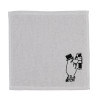 Moomin Mini Towel 25 x 25 cm Moominpappa Grey