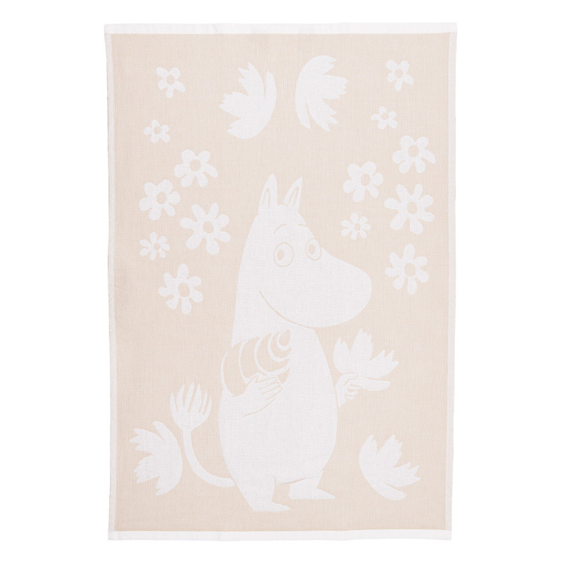 Moomin Kitchen Towel  45 x 65  cm Moomintroll Beige