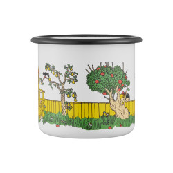 Pippi Longstocking Enamel Mug The Way Home 0.37 L Muurla