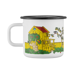 Pippi Longstocking Enamel Mug The Way Home 0.37 L Muurla
