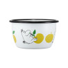Moomin Enamel Bowl 0.3 L Joyful Apples Yellow