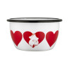 Moomin Enamel Bowl 0.6 L Heart Muurla