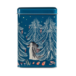Moomin Primeval Forest Coffee Tin Box Blue Martinex
