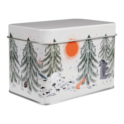 Moomin Primeval Forest Tea Tin Box Light Martinex