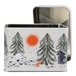 Moomin Primeval Forest Tea Tin Box Light Martinex