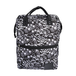 Moomin Samu Backpack Primrose Black White Martinex