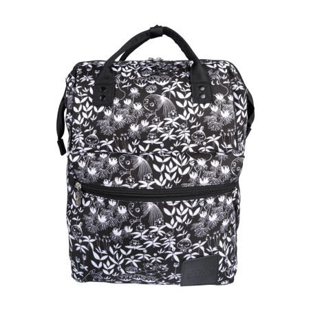 Moomin Samu Backpack Primrose Black White Martinex