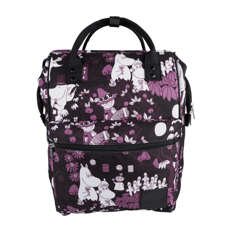Moomin Samu Backpack Party Moment Black Plum Martinex
