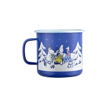 Moomin Enamel Mug Starry Night 0.8 L Muurla