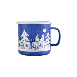 Moomin Enamel Mug Starry Night 0.8 L Muurla